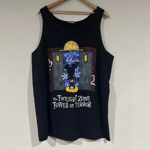Vintage Disney The Twilight Zone Tower Of Terror Tank Top